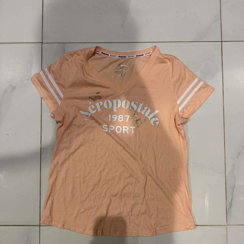Aeropostale 1987 Sport V-Neck T-Shirt